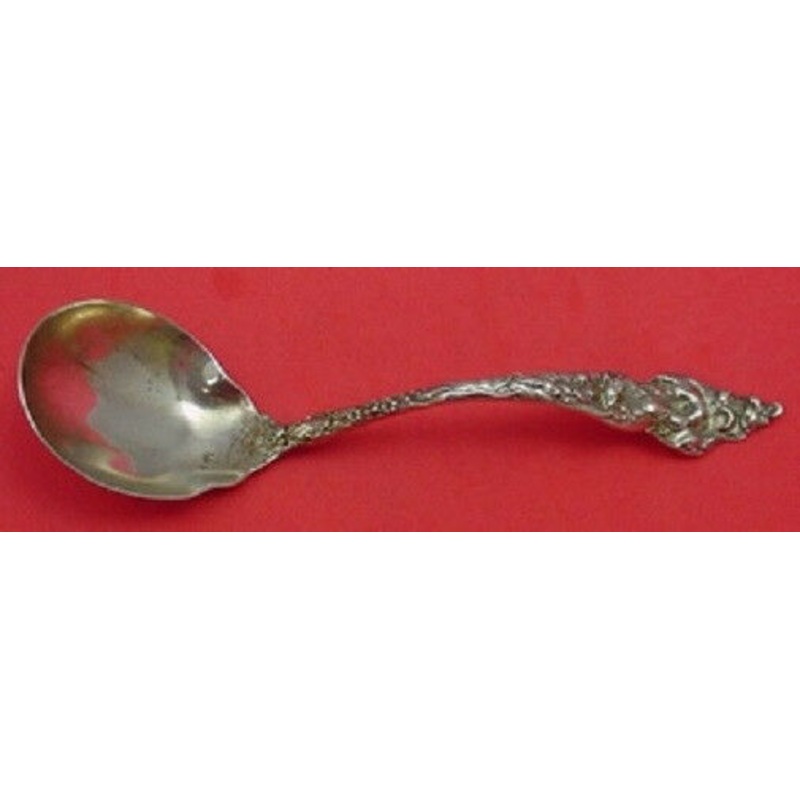 Les Six Fleurs by Reed & Barton Sterling Mayonnaise Ladle