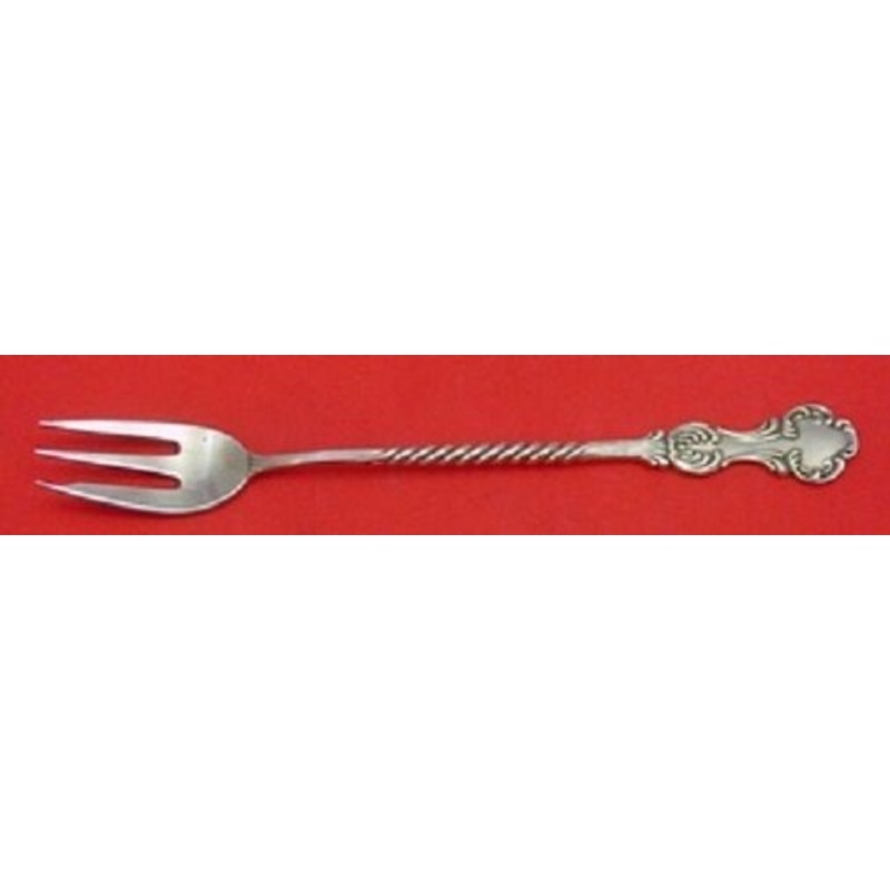 Louvre by Shiebler Sterling Cocktail Fork 6 1/4" Wide Tine