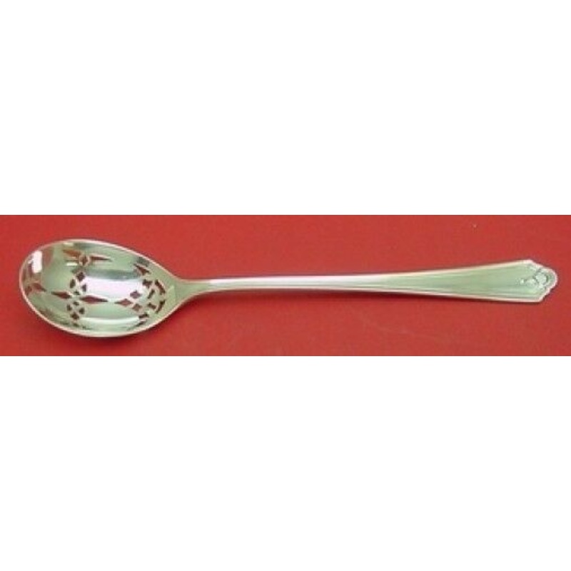 Martha Washington by Watson Sterling Olive Spoon Pierced Original 5 7/8"