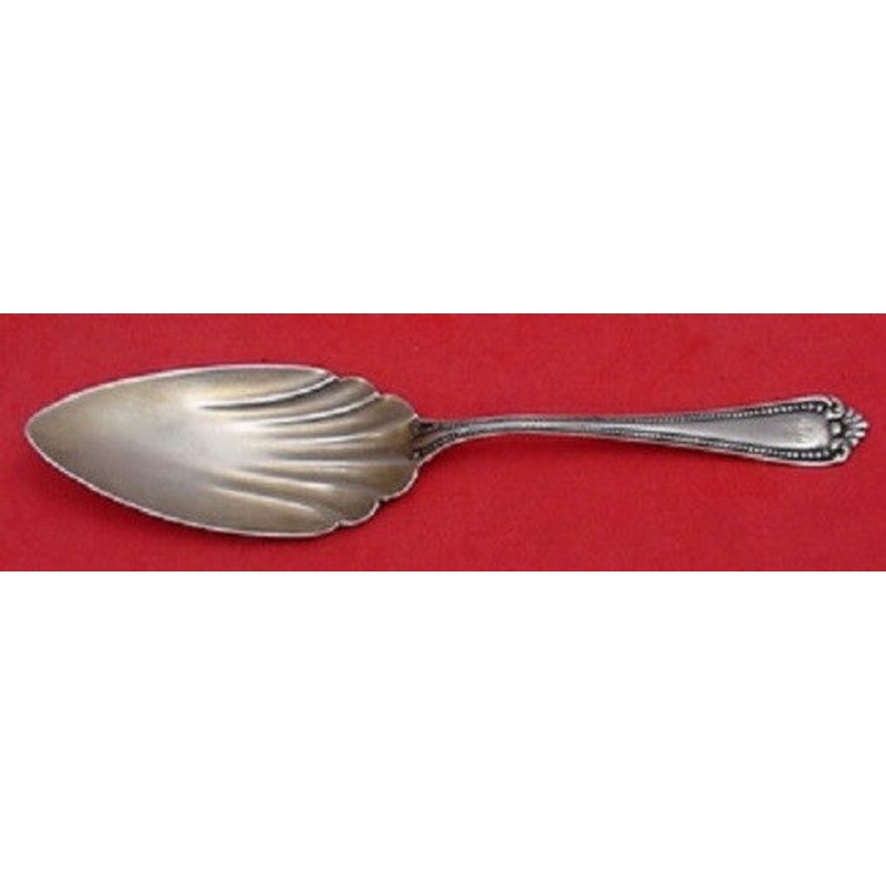 Number 4 by Wallace Sterling Cheese Server Flat Handle All Sterling Light Gw