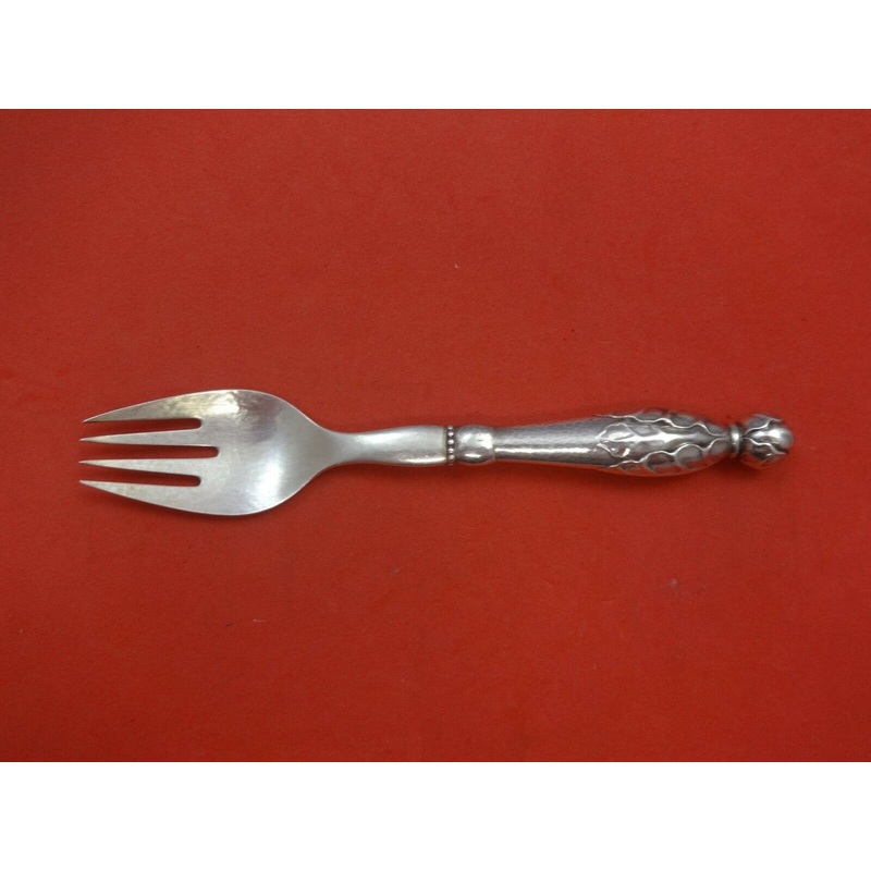 Ornamental #159 by Georg Jensen Sterling Salad Serving Fork All Sterling 8 3/4"