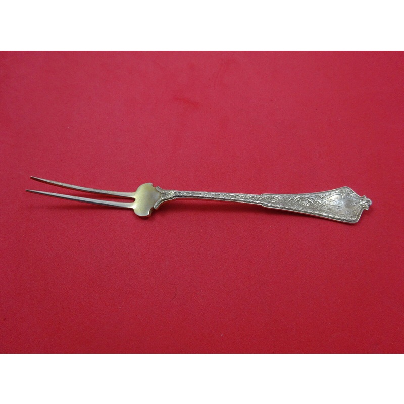 Persian by Tiffany & Co. Sterling Fruit Fork Light Goldwashed Stippled 6 3/8"