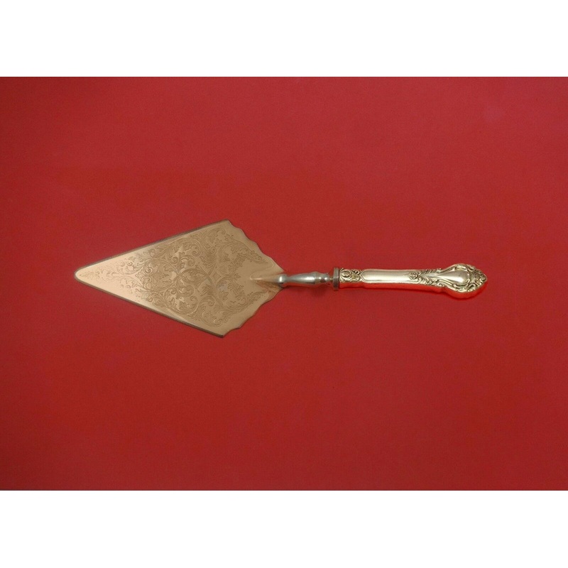 Royal Dynasty by Kirk-Stieff Sterling Pastry Server Fancy Vermeil HH Custom