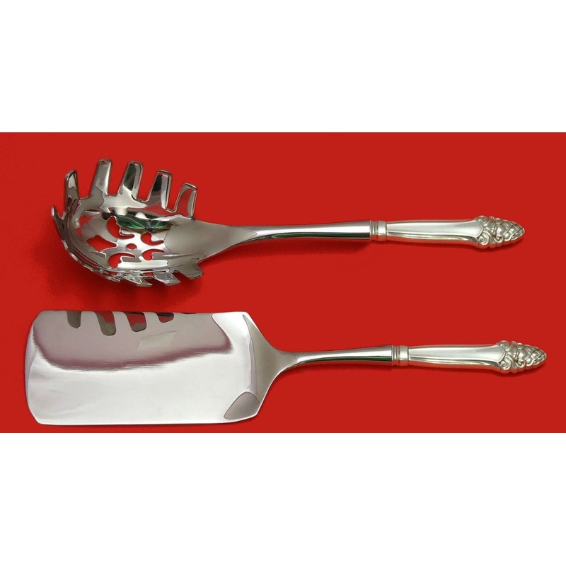 Sovereign Old by Gorham Sterling Italian Pasta Server Set 2pc HHWS Custom