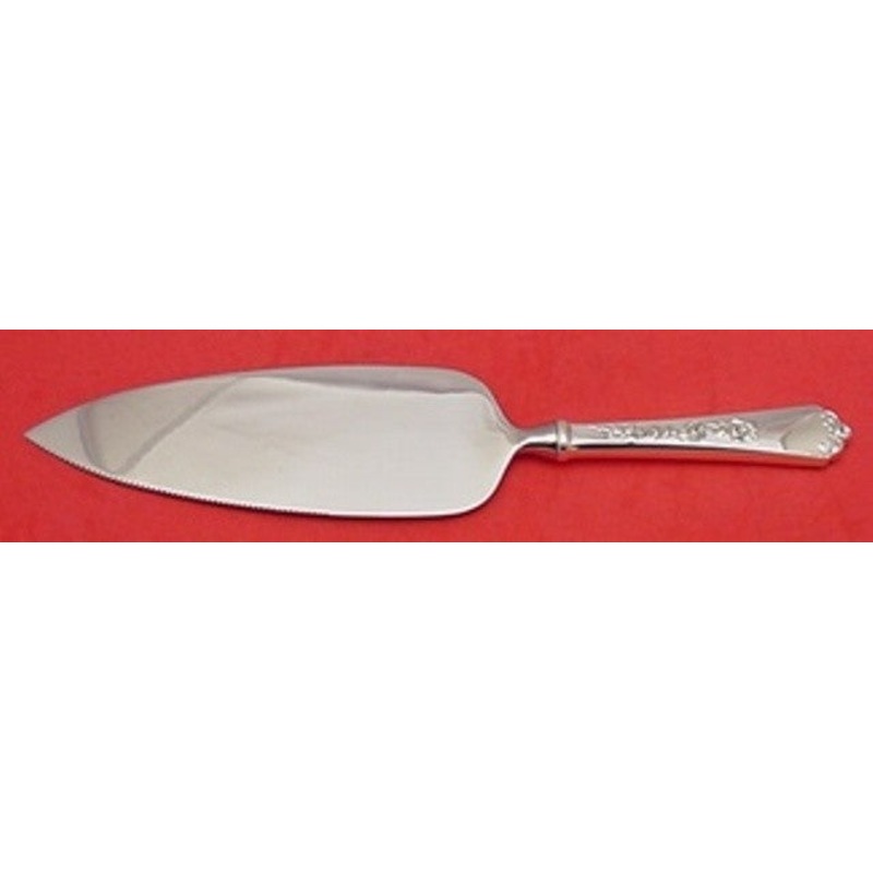 Sterling Rose by Wallace Sterling Cake Server HH w/Stainless Custom 10 1/4"
