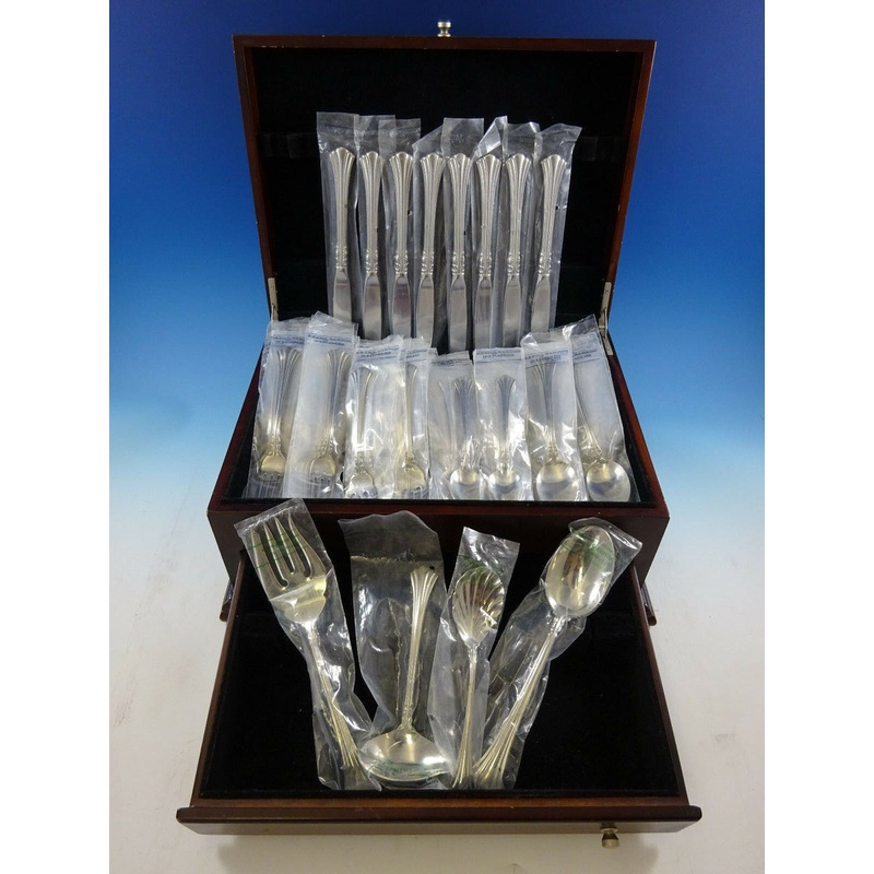 Eighteen Hundred 1800 by Reed & Barton Stainless Steel Flatware Set 8 Service