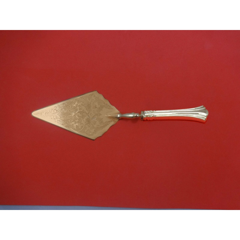 Eighteenth Century by Reed and Barton Sterling Pastry Server Vermeil Custom