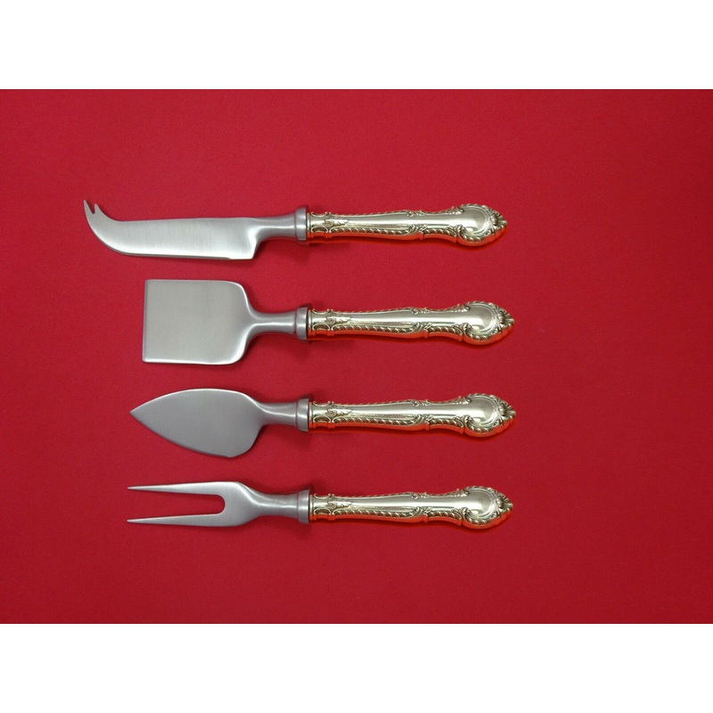 English Gadroon by Gorham Sterling Cheese Serving Set 4 Piece HHWS  Custom