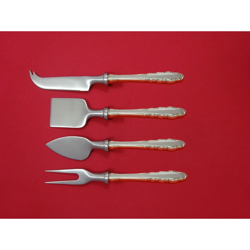 English Provincial by Reed & Barton Sterling Cheese Serving Set 4pc HHWS  Custom