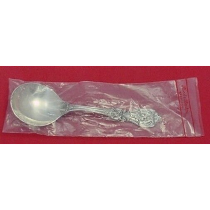 Francis I by Reed & Barton New Script Mark Sterling Cream Soup Spoon 6" New