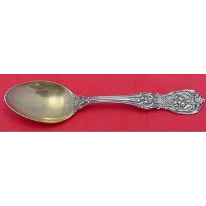 Francis I by Reed & Barton Old Sterling Demitasse Spoon Gold Washed 4 1/4"