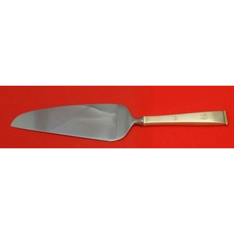 Golden Snowflake by Gorham Sterling Pie Server HH w/Stainless Custom 10 1/2"