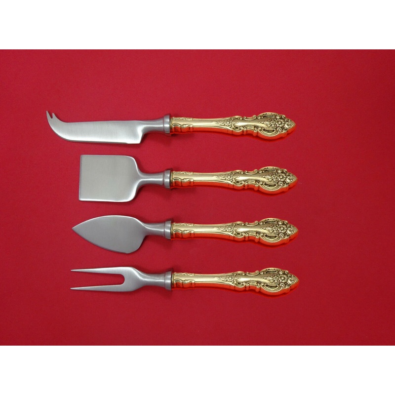 Grand Victorian by Wallace Sterling Cheese Serving Set 4 Piece HHWS Custom