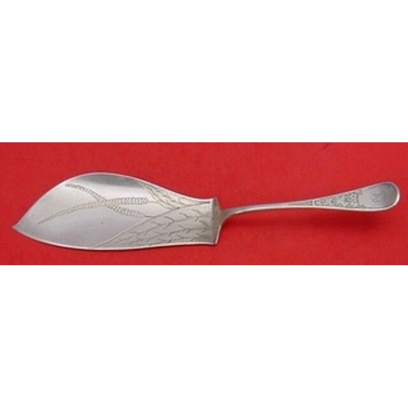 Ivy aka Antique Ivy Eng by Tiffany & Co. Sterling Fish Server w/Wheat 12"