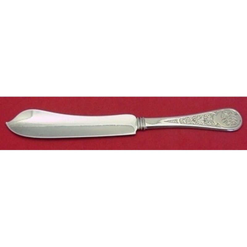 Ivy aka Antique Ivy Engraved by Tiffany & Co Sterling Fish Knife Flat AS 7 5/8"
