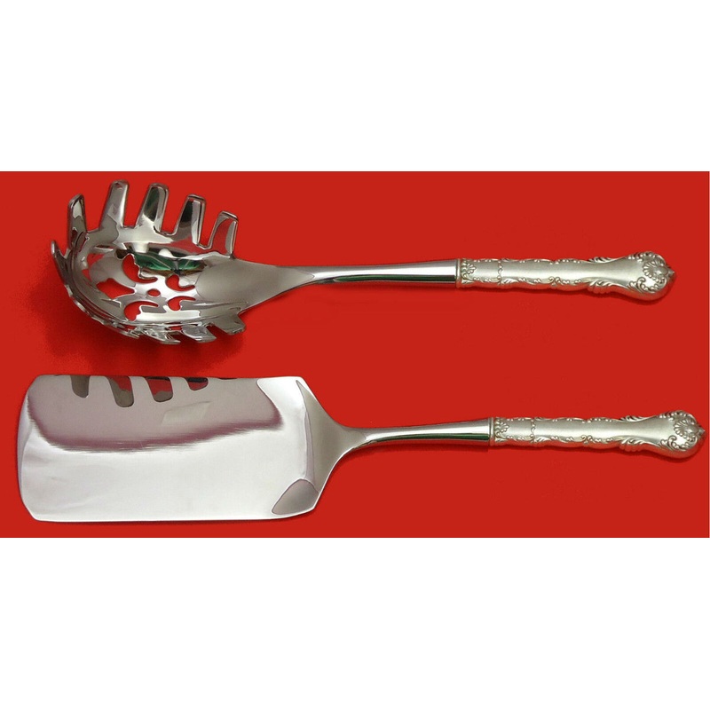 Kings Court by Frank Whiting Sterling Italian Pasta Server Set 2pc HHWS Custom