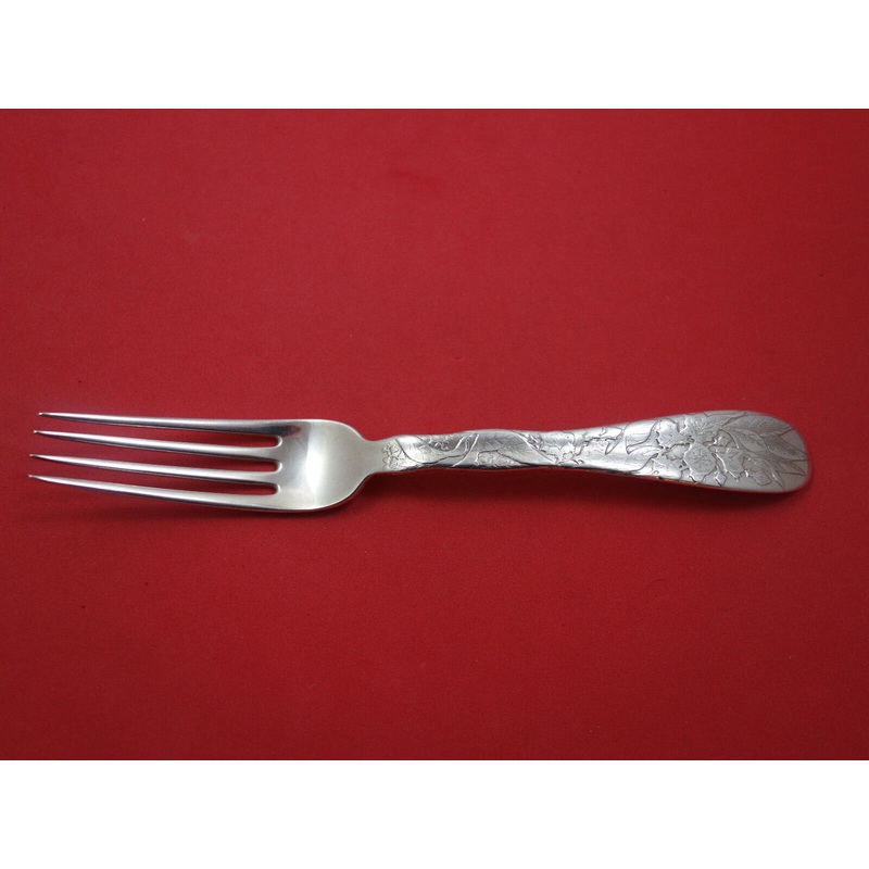 Lap Over Acid Etched by Tiffany & Co. Sterling Dinner Fork w/Mountain Ash 8"