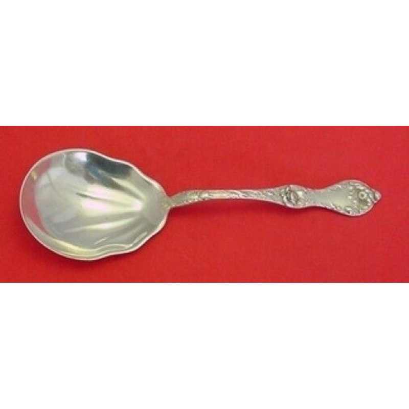 Les Cinq Fleurs by Reed & Barton Sterling Berry Spoon 7 3/4"
