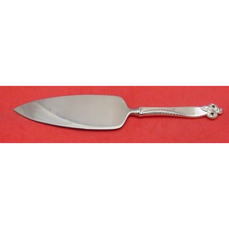 Orchid Elegance by Wallace Sterling Cake Server HH w/Stainless Custom 10 3/4"