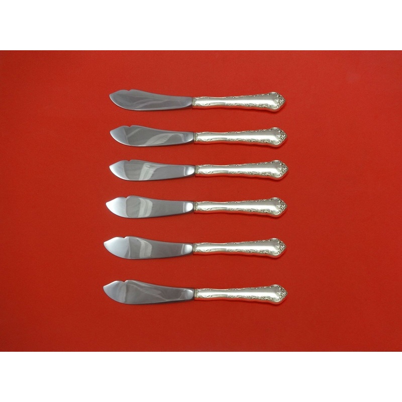 Peachtree Manor by Towle Sterling Trout Knife Set 6pc. HHWS Custom Made 7 1/2"