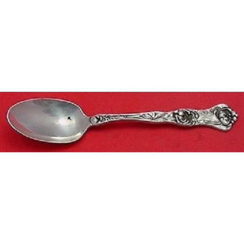 Peony by Wallace Sterling Demitasse Spoon 4 1/4"