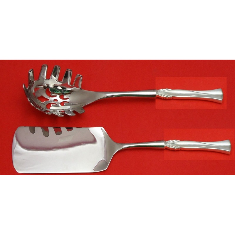 Queen Christina aka Wings by Frigast Sterling Italian Pasta Set 2pc HHWS  Custom