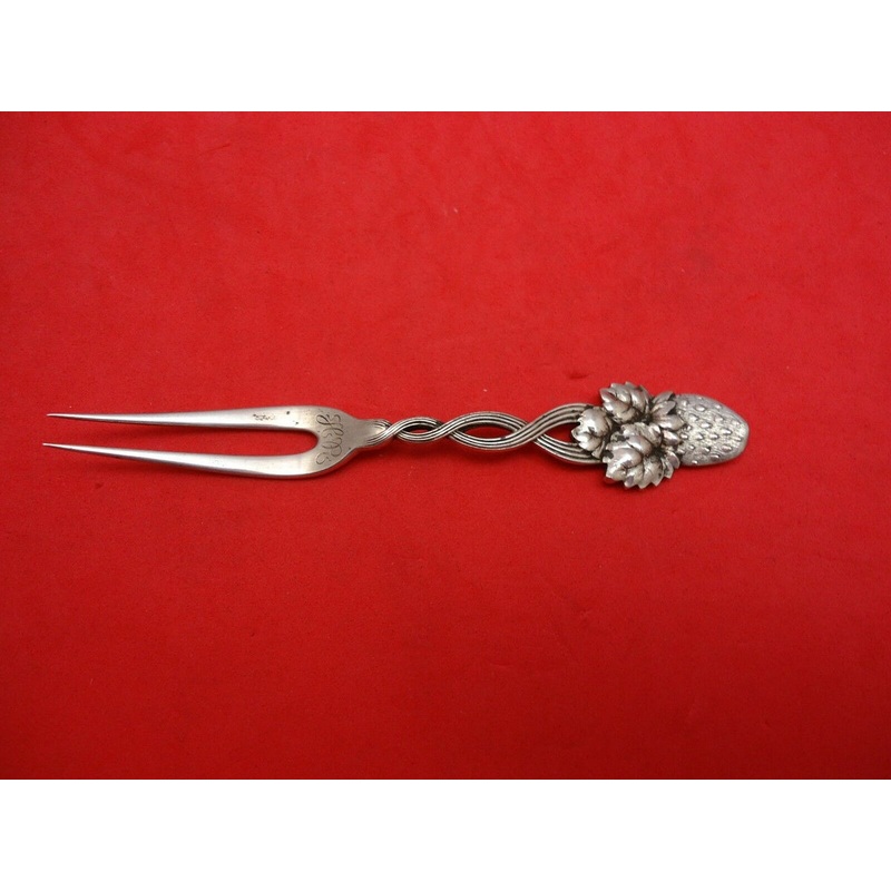 Strawberry Vine by Tiffany & Co. Sterling Strawberry Fork 2-Tine 4 1/2"