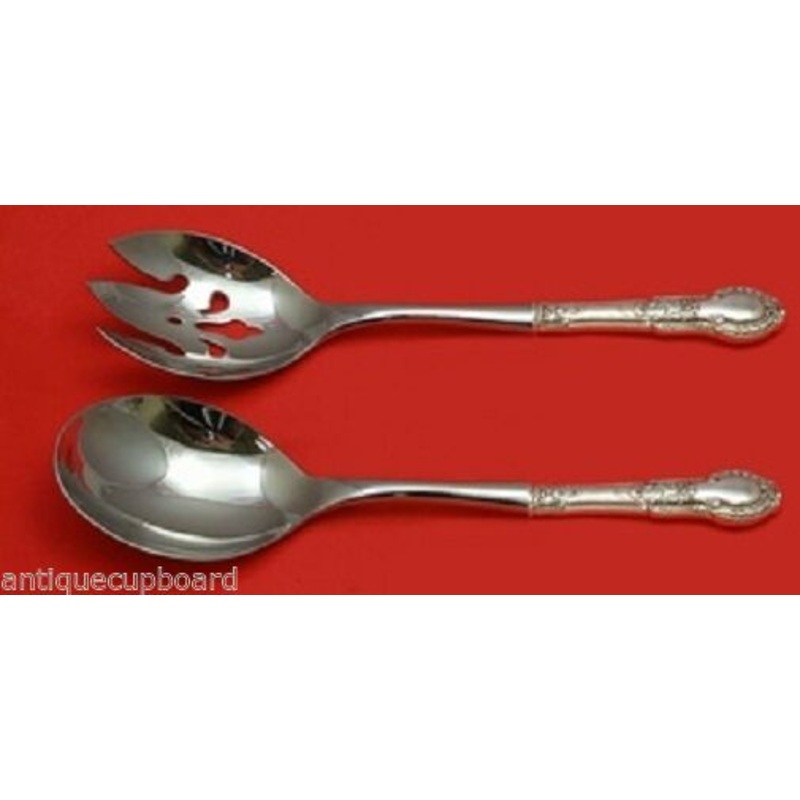 Tuileries by Gorham Sterling Salad Serving Set 2pc 11" Custom