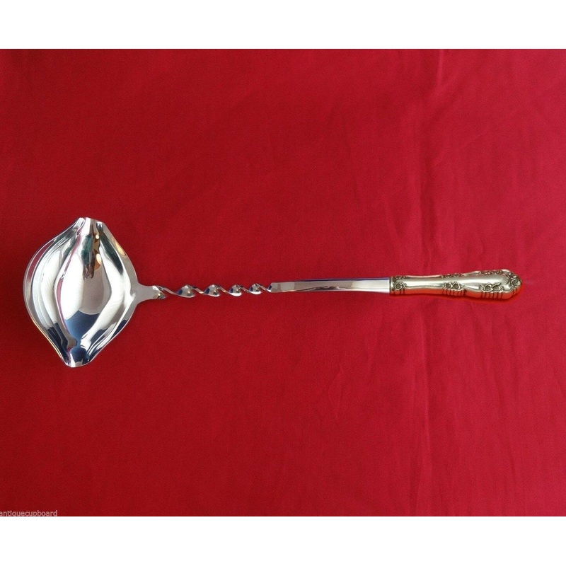 Wild Rose Old aka Rosalind Old by International Sterling Punch Ladle Custom