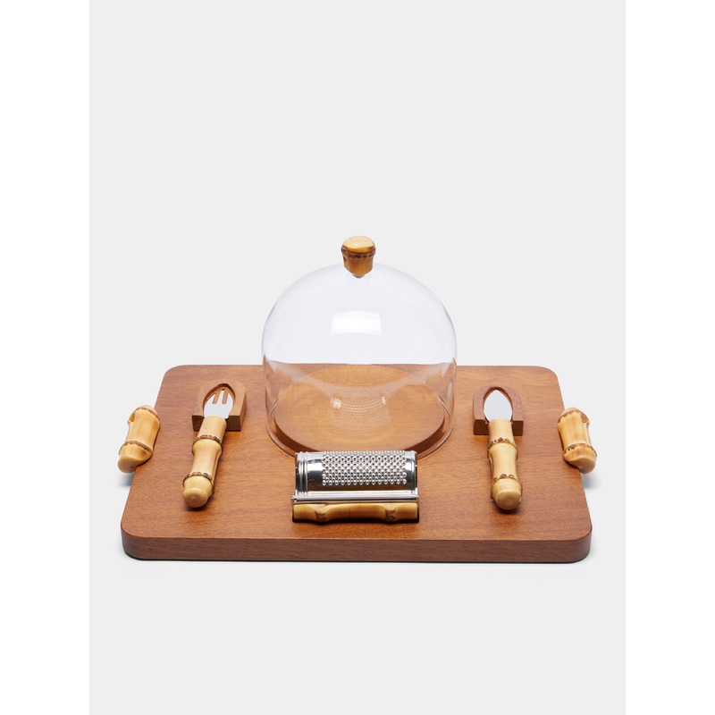 Bamboo Parmesan Cheese Set