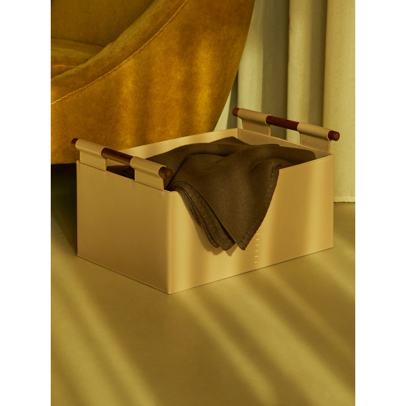 Beta Leather Basket