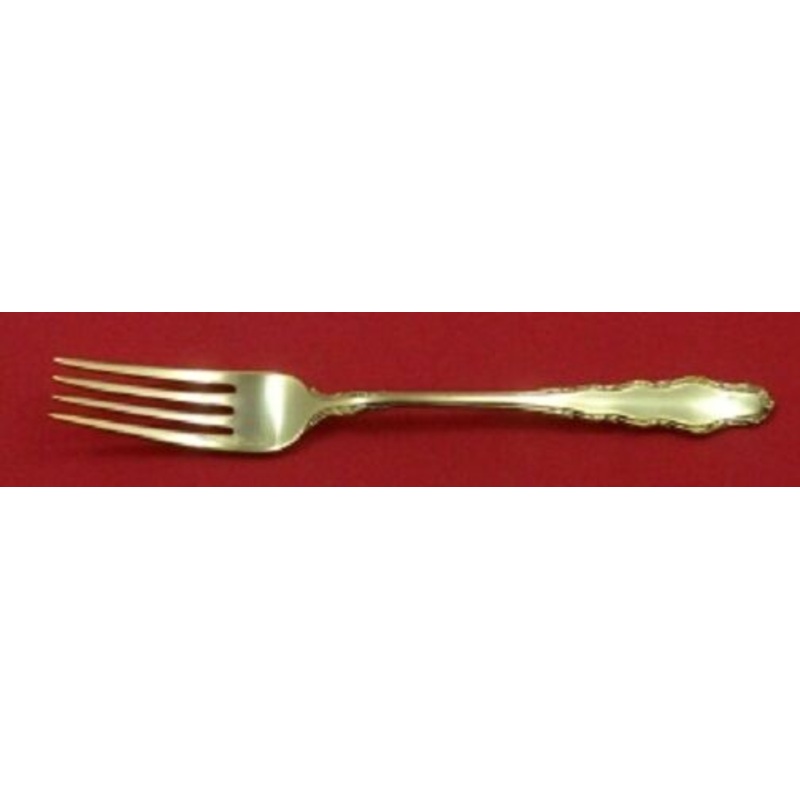 English Provincial Vermeil by Reed and Barton Sterling Regular Fork 7 1/2"
