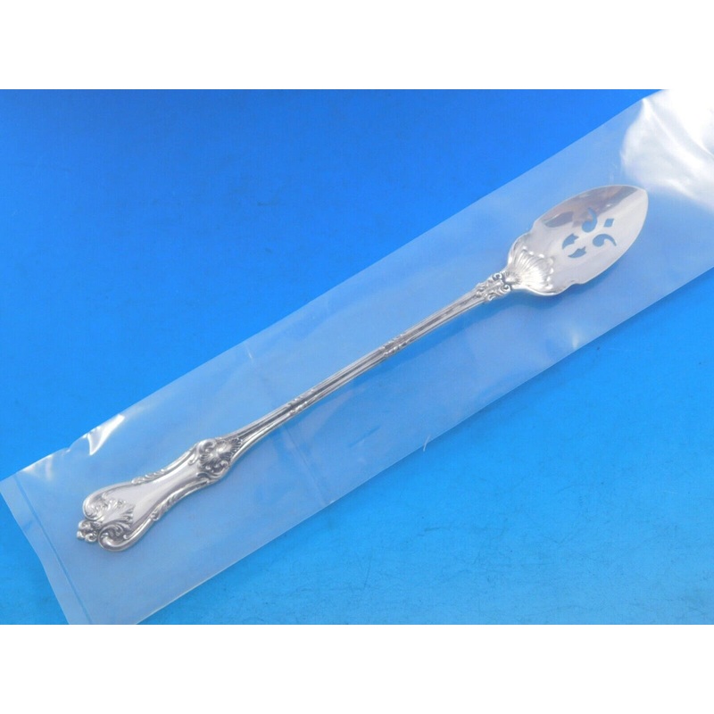 Federal Cotillion by Frank Smith Sterling Olive Spoon Pierced Long 7 1/8" Custom