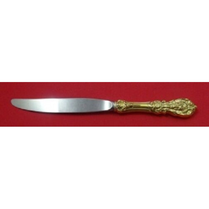 Francis I Vermeil By Reed and Barton New Script Sterling Regular Knife Modern