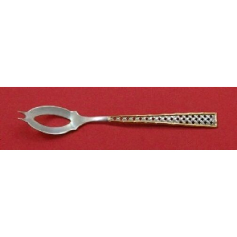 Golden Tradewinds by International Sterling Olive Spoon Ideal 6 1/4" Custom