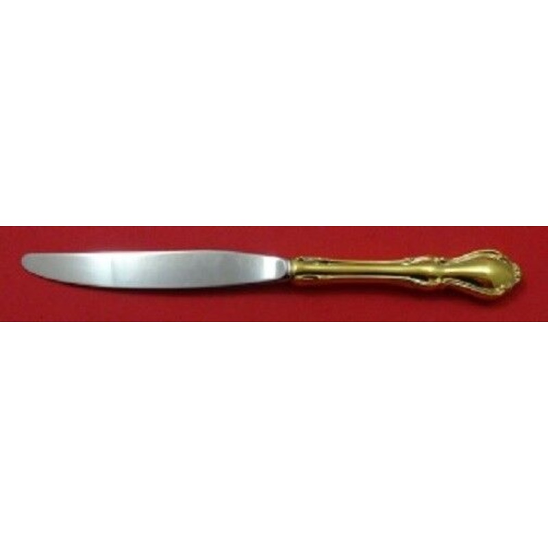 Hampton Court Vermeil by Reed and Barton Sterling Regular Knife Modern 9 1/8"