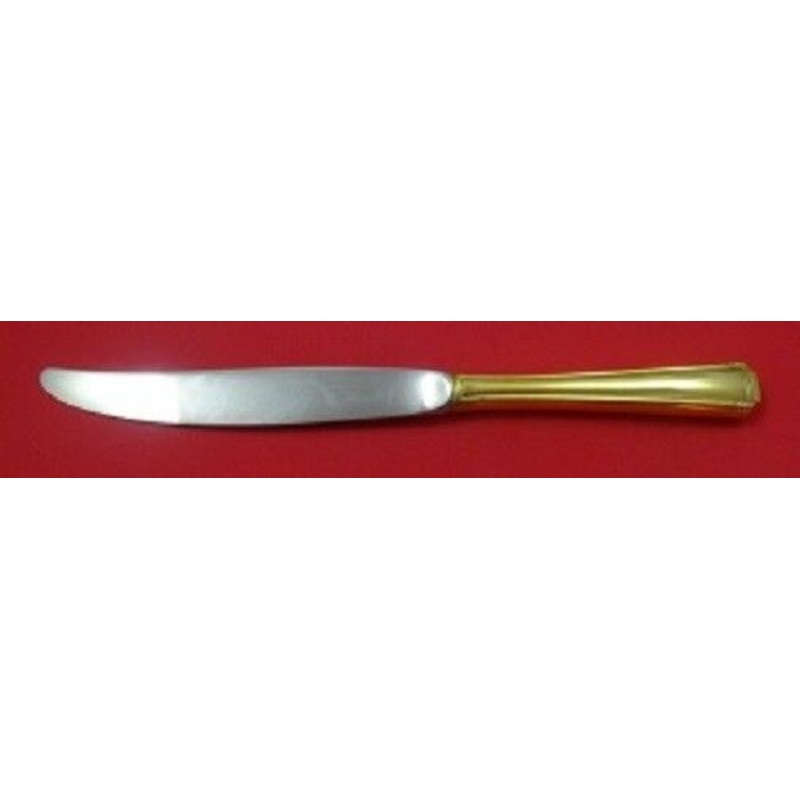 John and Priscilla Vermeil by Westmorland Sterling Regular Knife Modern 9" Gold
