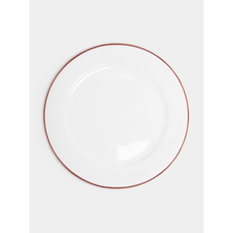 L'Horizon Hand-Painted Ceramic Charger Plates (Set of 2)