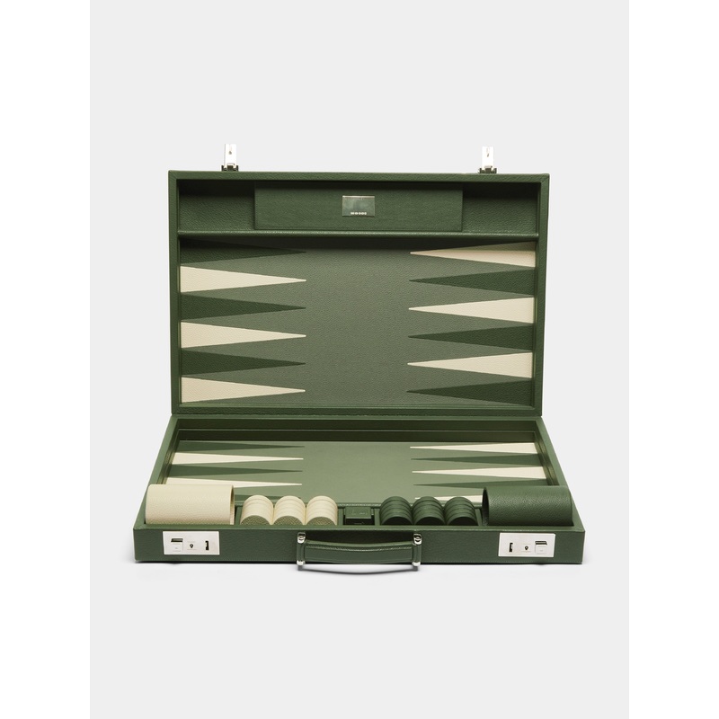Mayfair Leather Backgammon Set