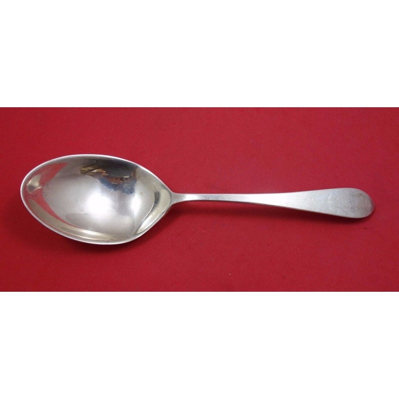 Pointed Antique Reed Barton Dominick Haff Sterling Berry Spoon 8 7/8"