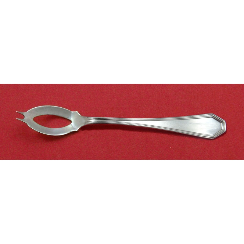Queen Anne Plain by Dominick and Haff Sterling Olive Spoon Ideal 5 3/4" Custom