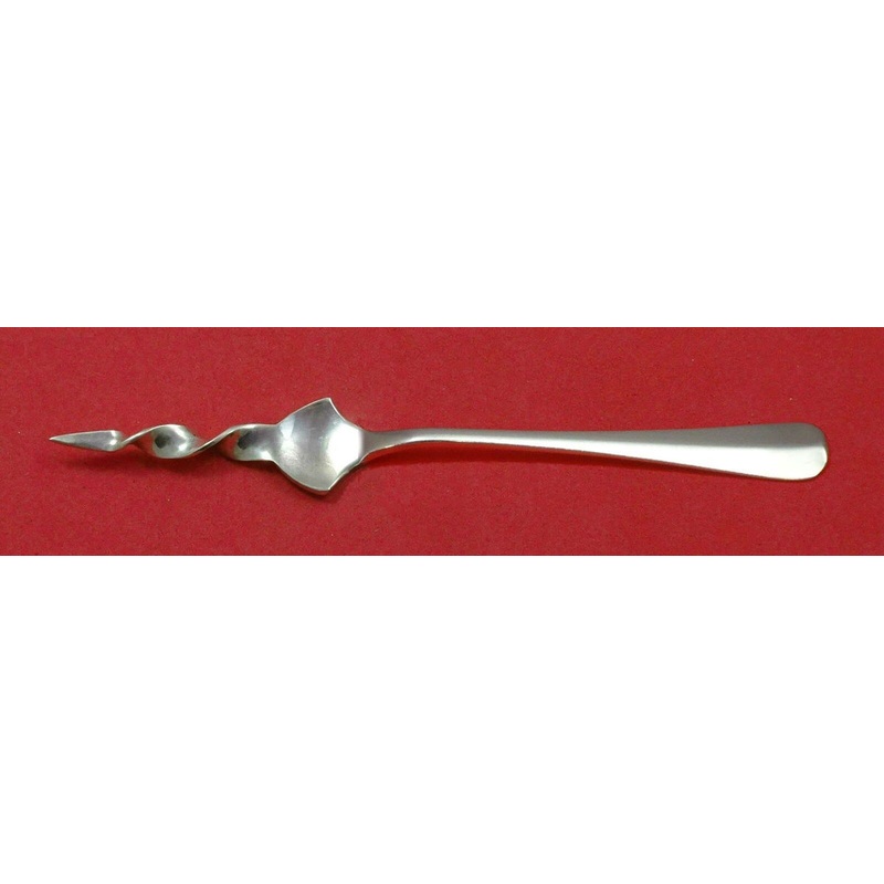 Rattail Antique by Reed Barton Dominick Haff Sterling Butter Pick Twisted Custom
