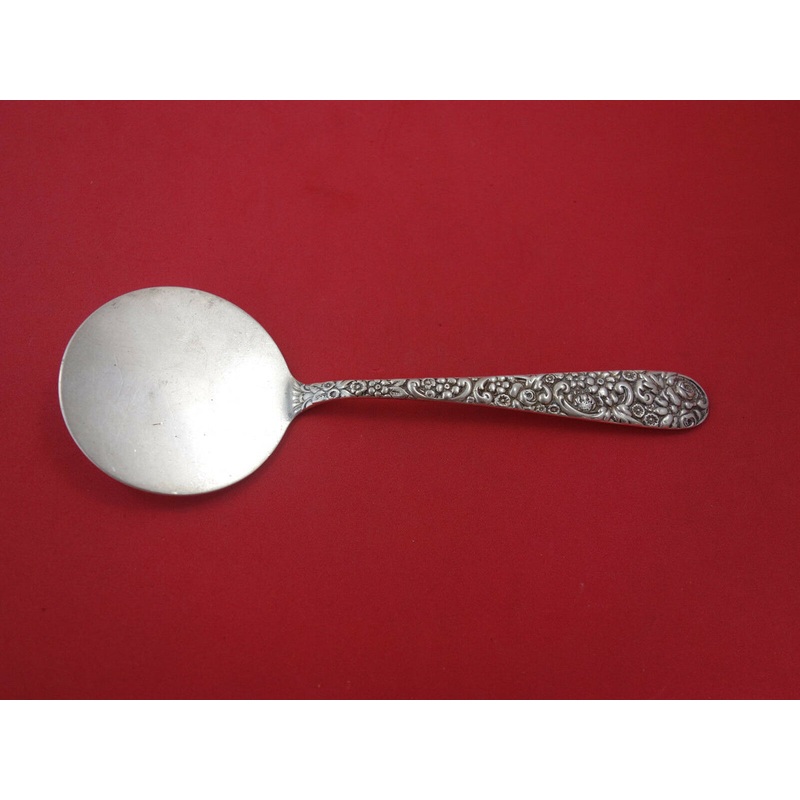 Repousse By Jenkins and Jenkins Sterling Tomato Server Solid, Not Pierced 7"