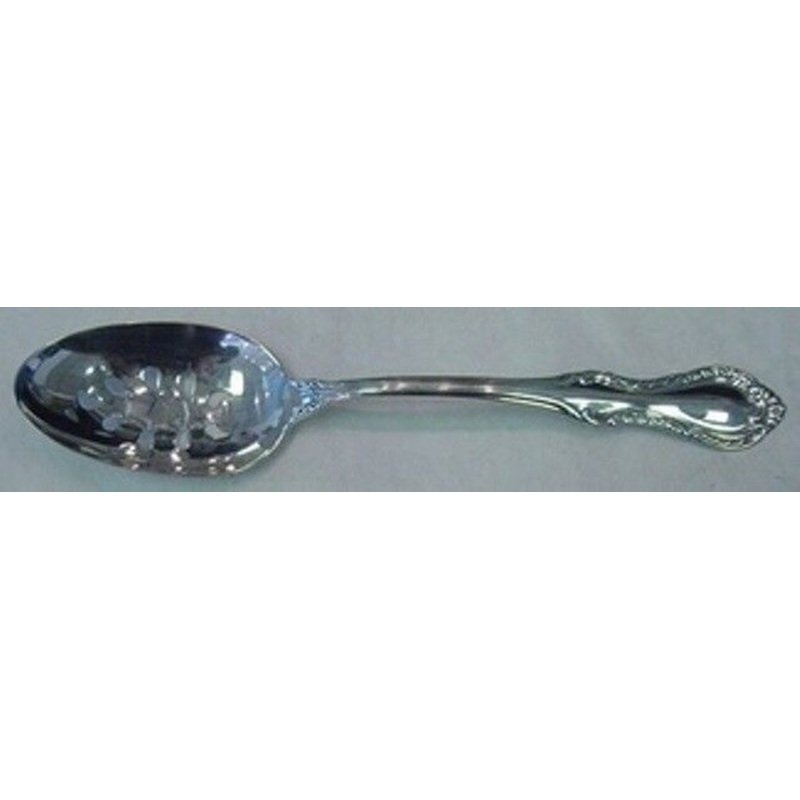 Southern Colonial by International Sterling Serving Spoon Pierced 9-Hole Custom