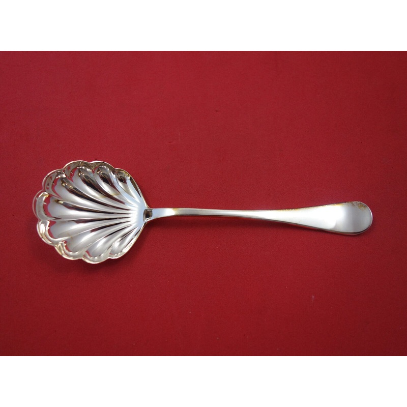 Spagnolo by Zaramella Argenti Sterling Sugar Spoon Shell 5" New, Never Used