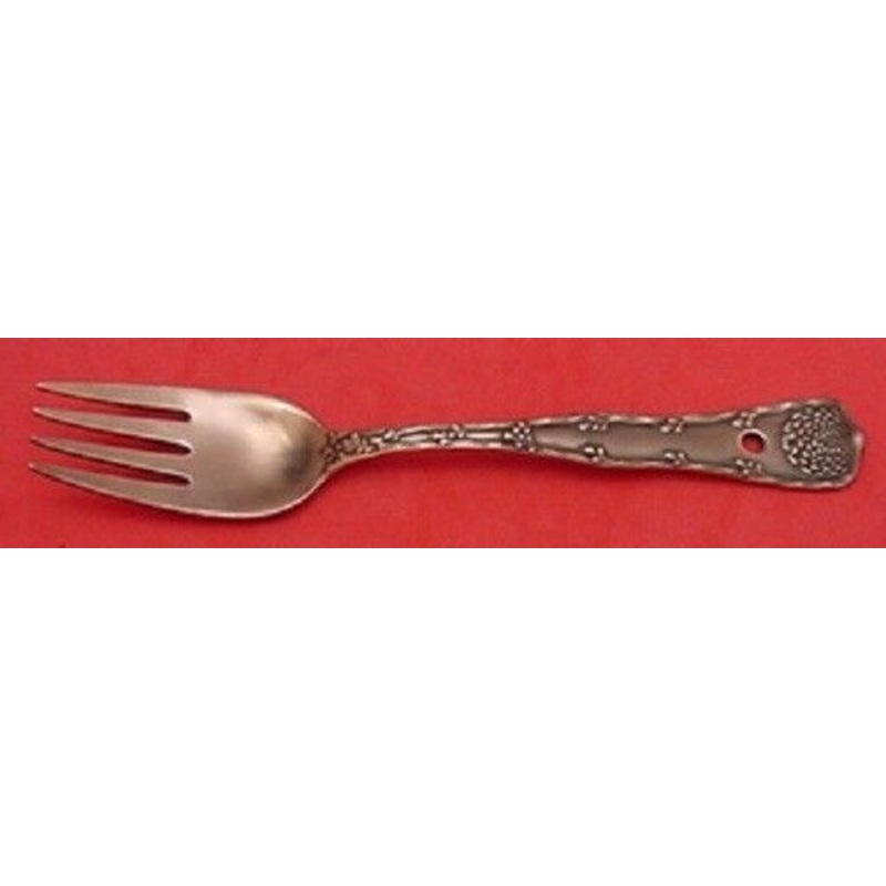 Wave Edge By Tiffany Rare Copper Sample Fish Fork One of Kind 6 7/8"