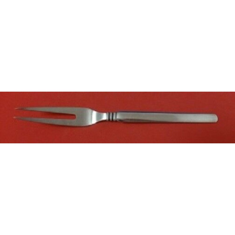 Windsor aka Waldorf By W and S Sorensen Sterling Cold Meat Fork 2-tine 8 3/4"