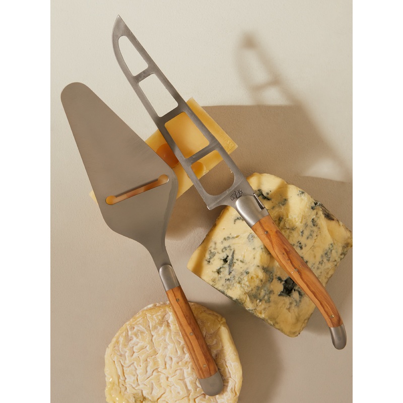 Barthlemy Olive Wood Cheese Set