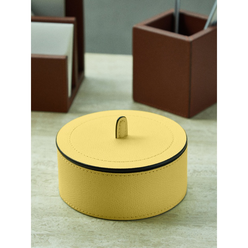 Harris Leather Medium Trinket Box