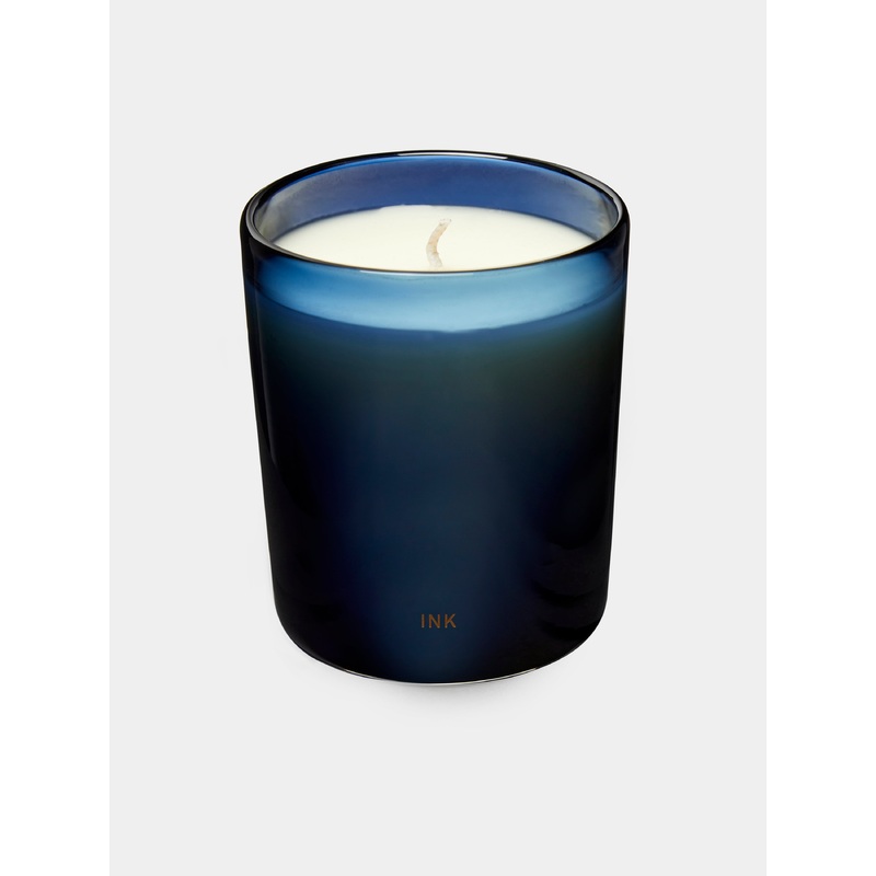 Ink Hand-Blown Candle